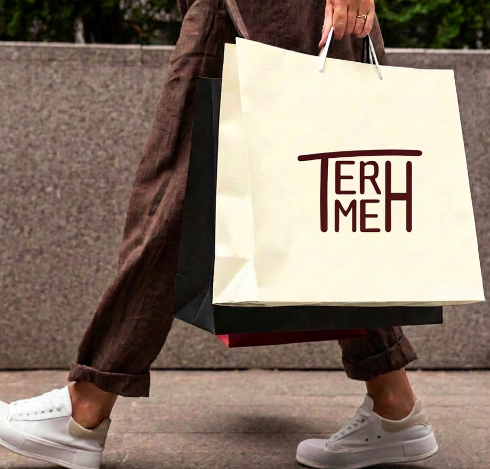 Termeh shopping bag mockup