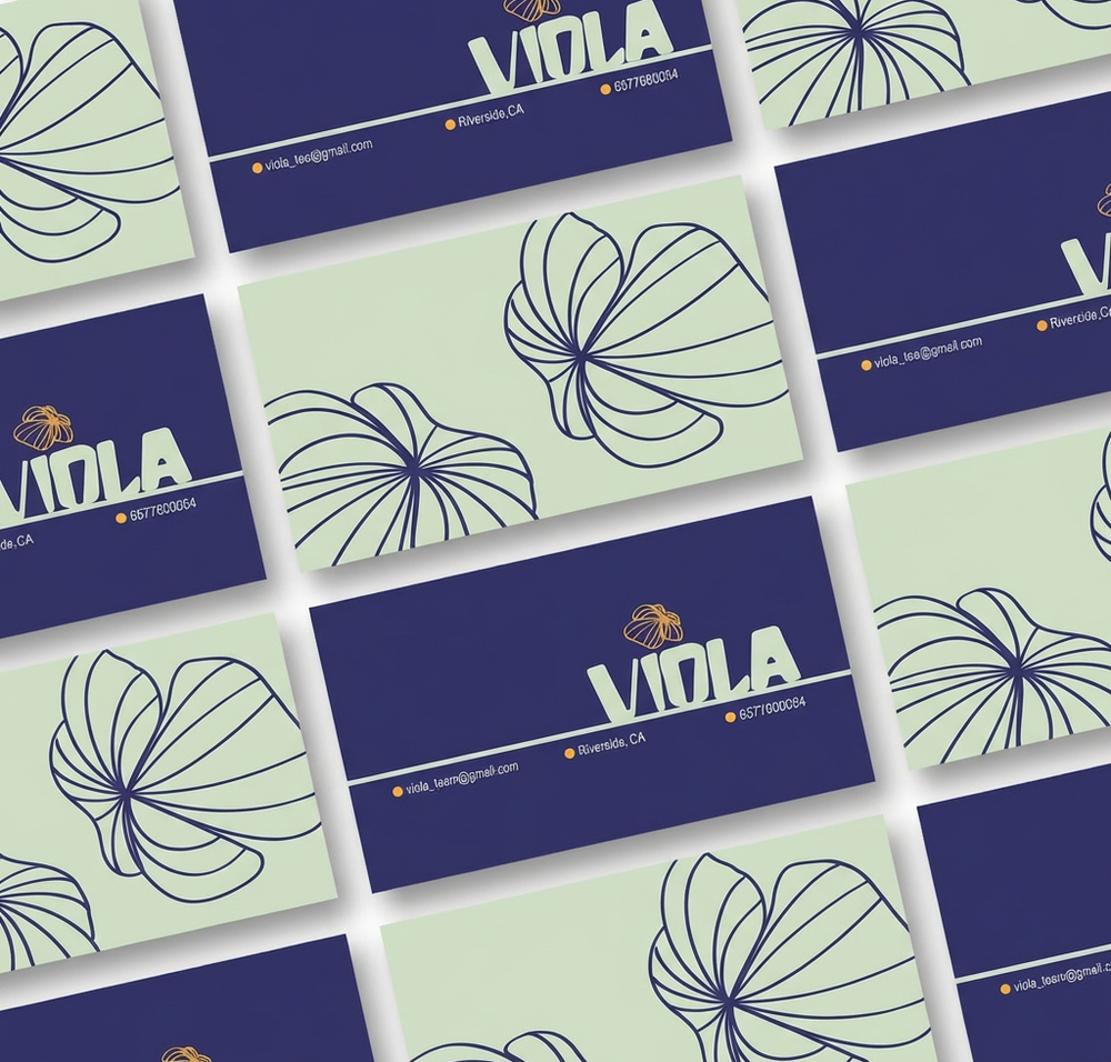 Viola business card system